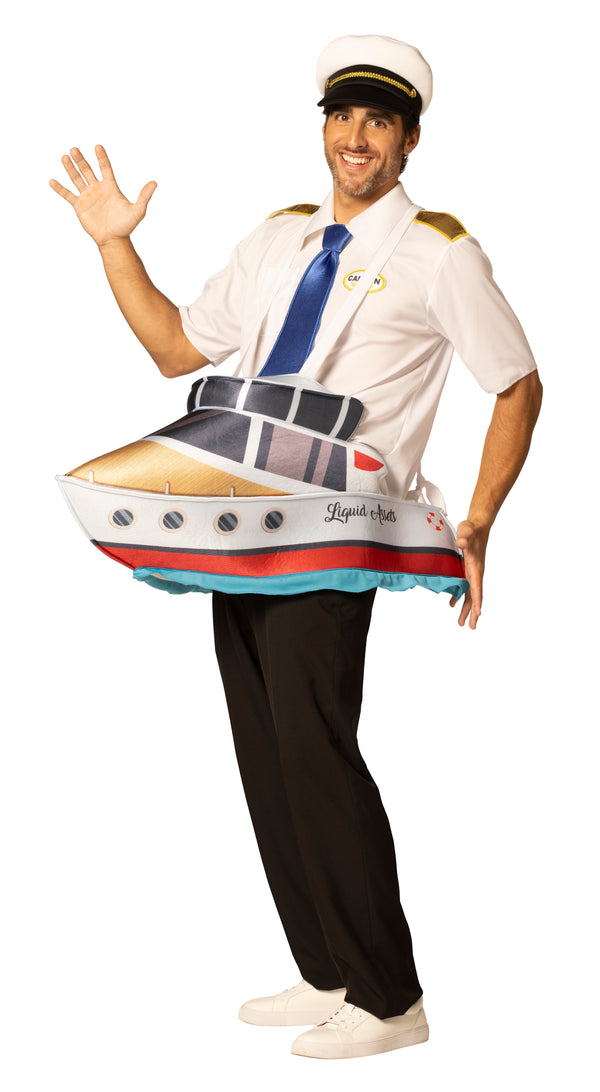 Yacht Captain Costume, Adult One Size