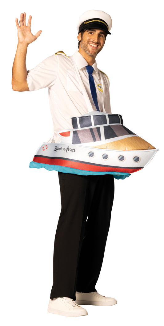 Yacht Captain Costume, Adult One Size