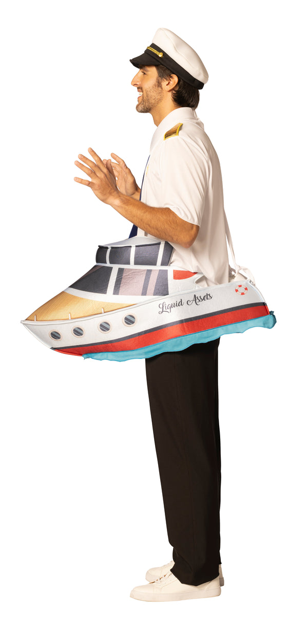Yacht Captain Costume, Adult One Size