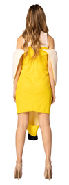 Peeled Banana Tunic & Peeled Banana Dress Couple Costume, Adult One Size & Women's Size 2-8