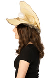 Oyster Hat with Faux Pearl Hat, Adult One Size