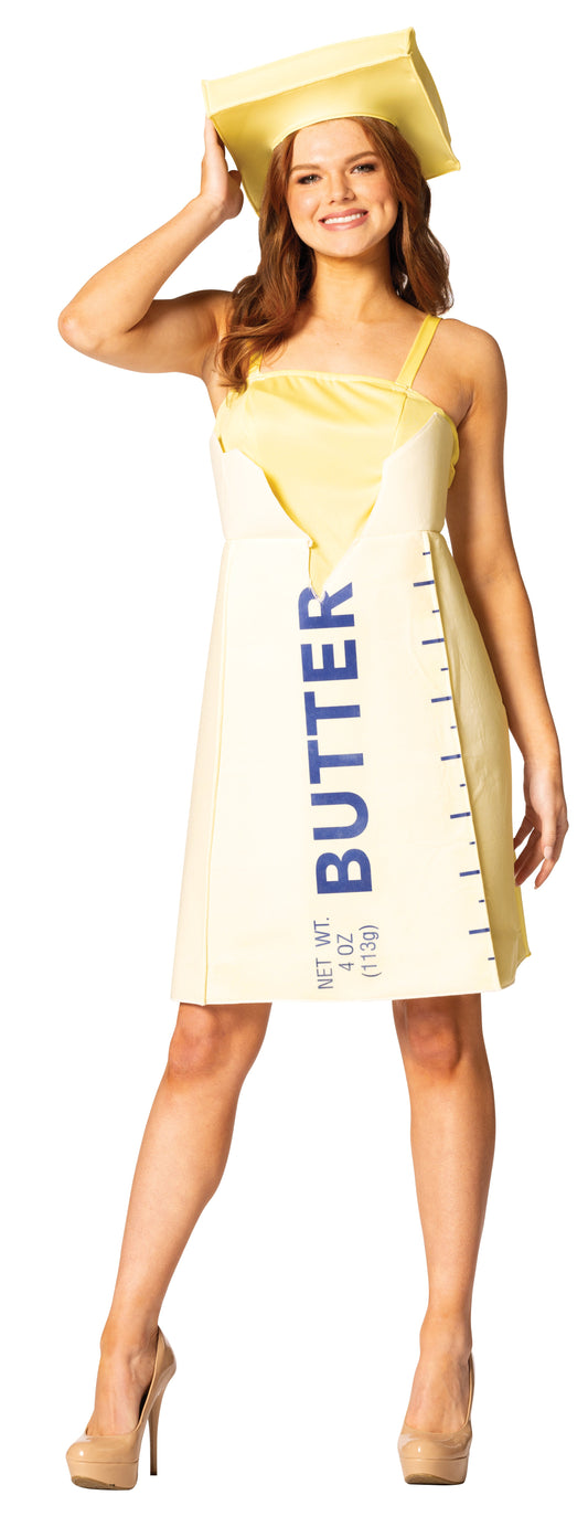 Stick of Butter Dress Costume, Women's Size  2-8