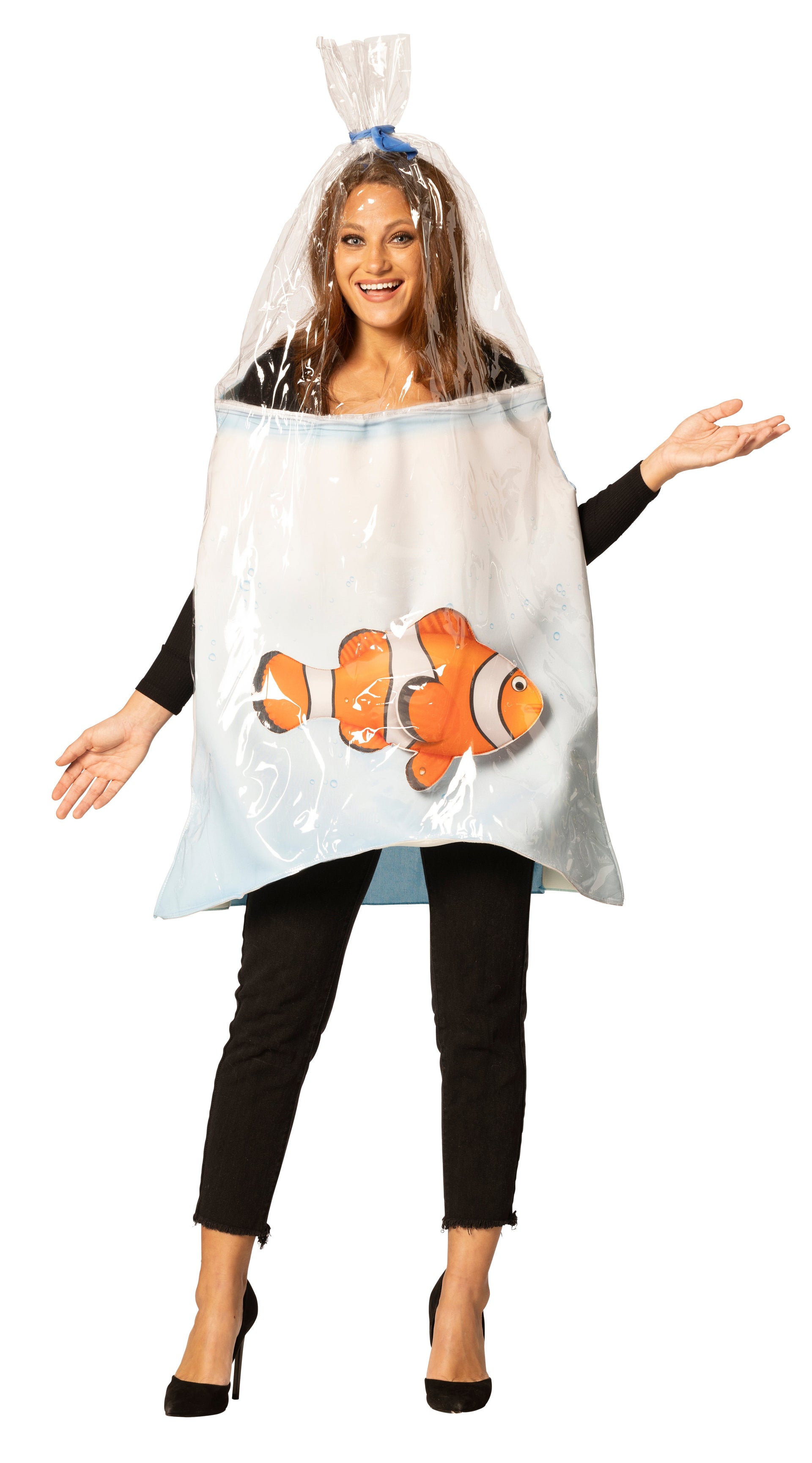 box fish costume Bag of Fish Costume, Adult One Size