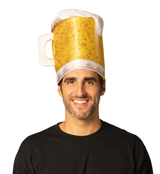 Beer Mug Hat Costume, Adult One Size