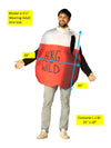 Blackout Rage Gallon - BORG Halloween Costume, Adult One Size