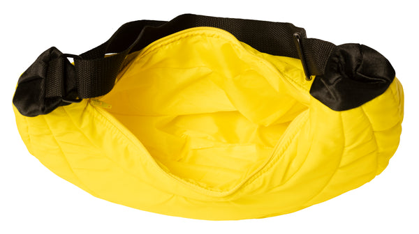 Banana Quilted Puffer Tote Bag