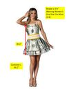Money Dress Costume, Women's Size  2-8