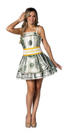 Money Dress Costume, Women's Size  2-8