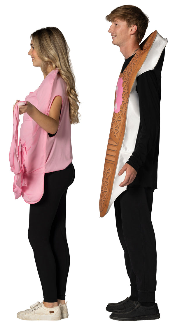 Sneaker and Stuck Gum Couple Costume, Adult One Size