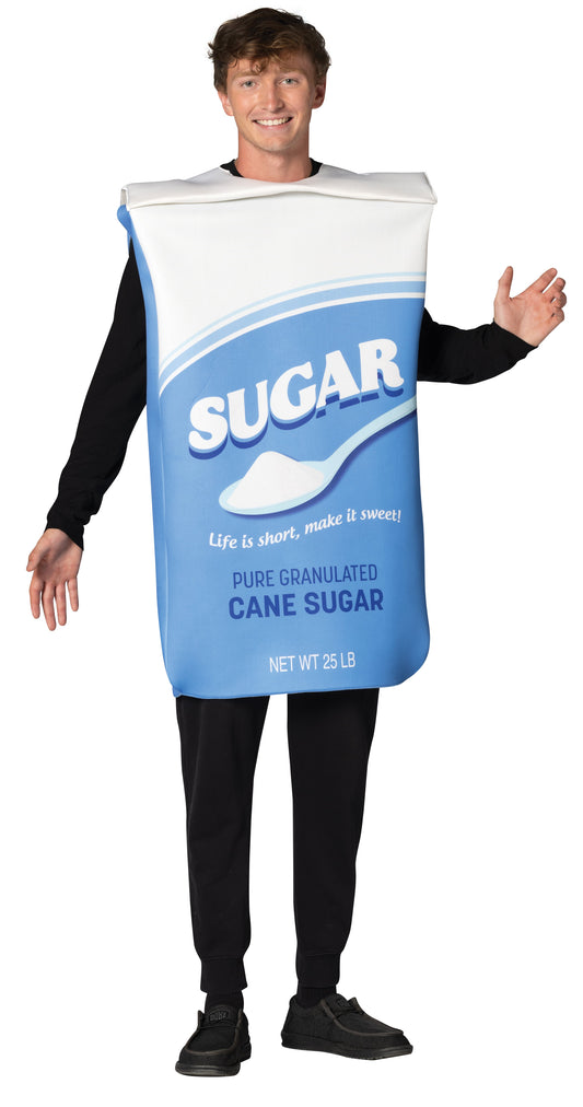 Bag of Granulated Sugar Costume, Adult One Size