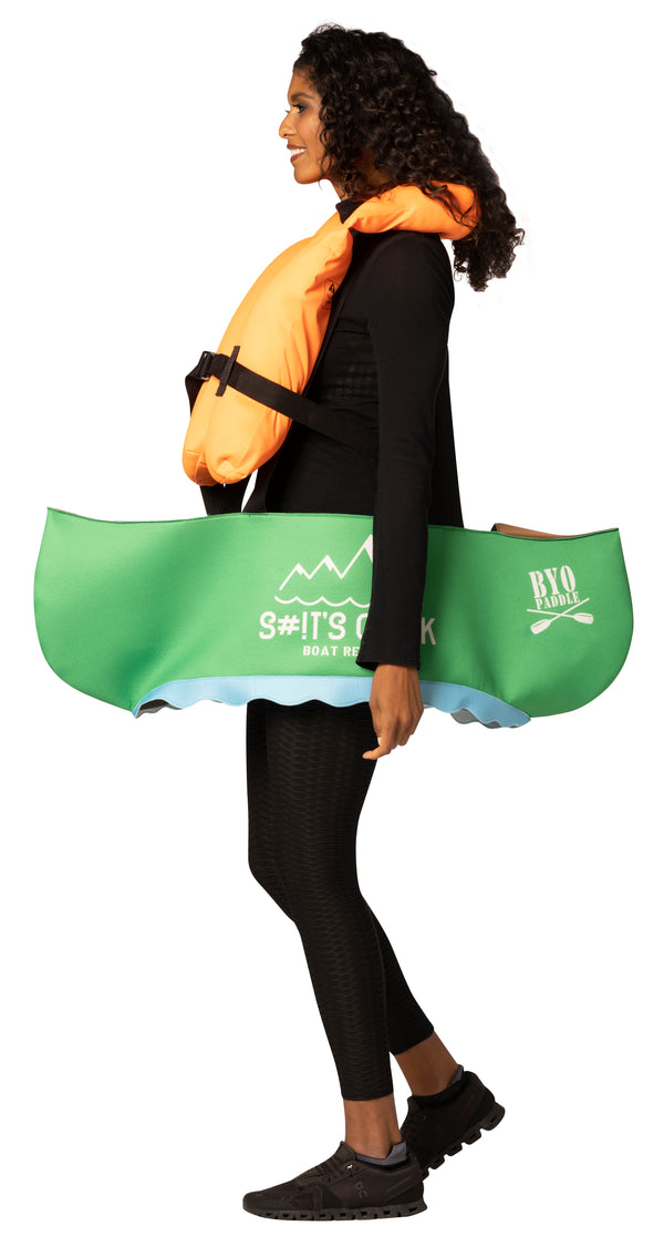 S#!ts Creek Boat Rental Canoe Halloween Costume, Adult One Size