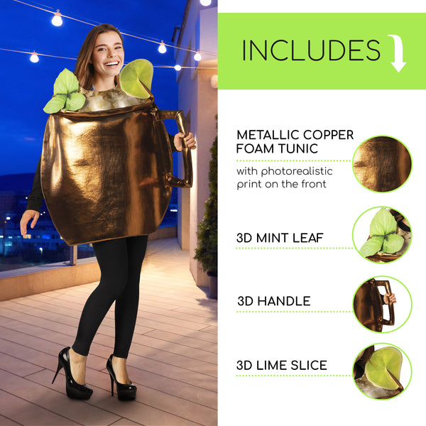 Moscow Mule Mug & Vodka Couples Halloween Costume, Adult One Size