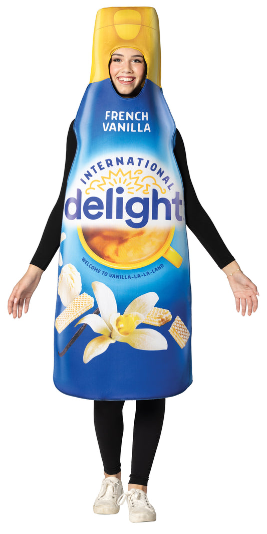 International Delight French Vanilla Creamer Costume, Adult One Size