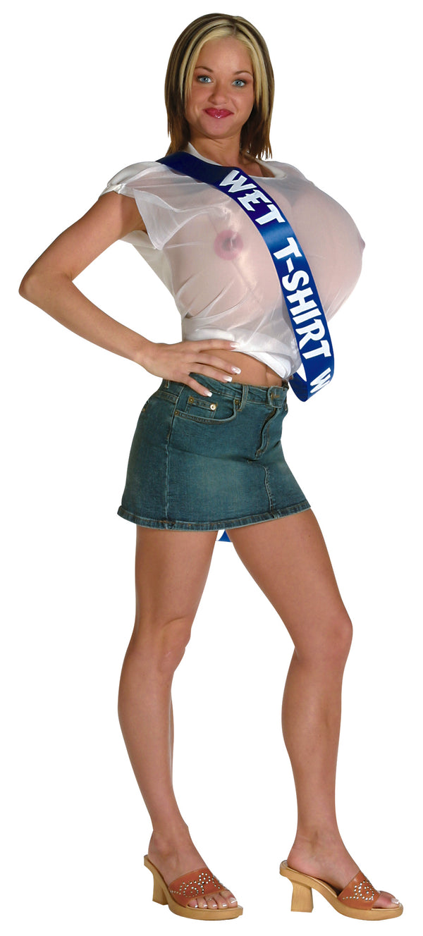 Wet T-Shirt Winner Costume, Adult One Size