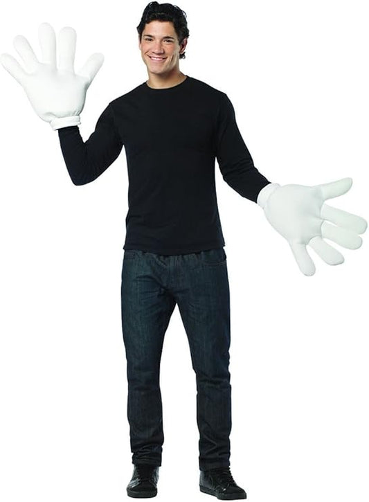 White Giant Gloves, Adult One Size