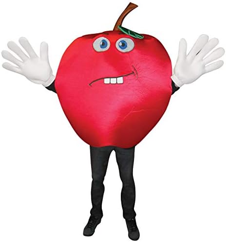 Apple Mascot, Adult One Size (hands and black pants sold separately)