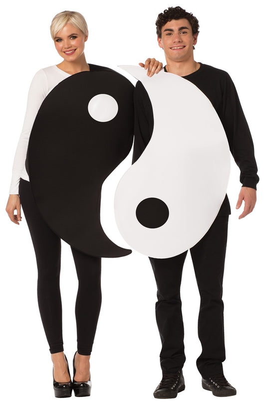 Yin & Yang Couples Costume, Adult One Size