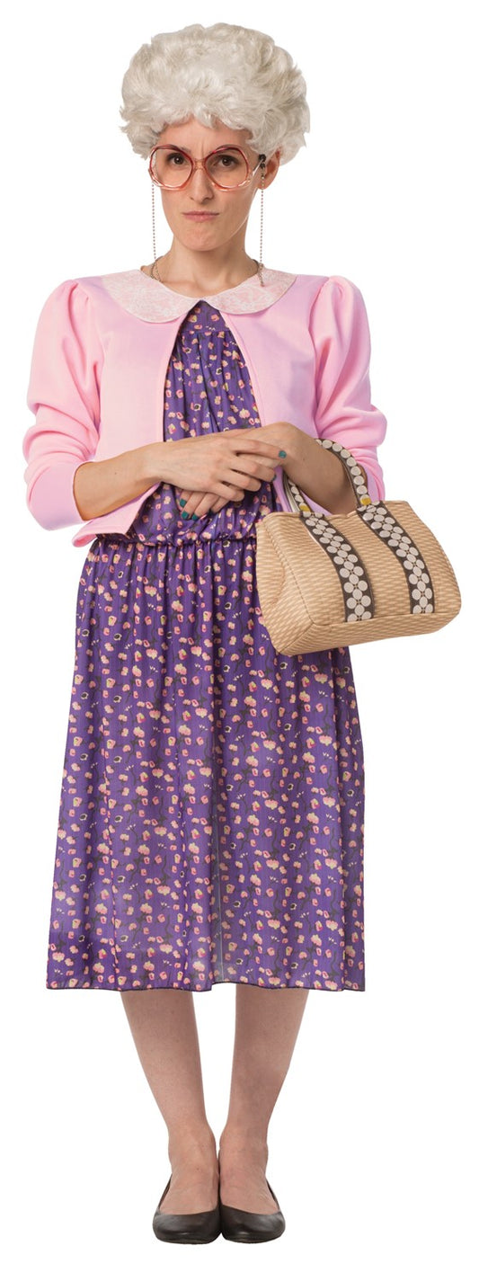 Golden Granny Wise Halloween Costume with Wig, Adult Size L-XL