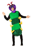 Caterpillar Halloween Costume, Colorful with Headpiece, Adult One Size