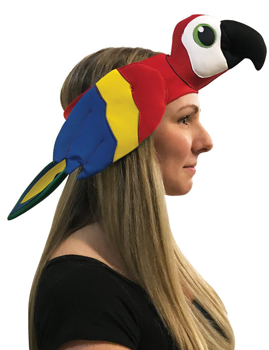 Traditional Parrot Headband, Adult One Size