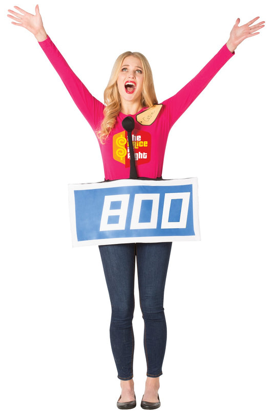 The Price is Right Contestant Row Blue Costume, Adult One Size