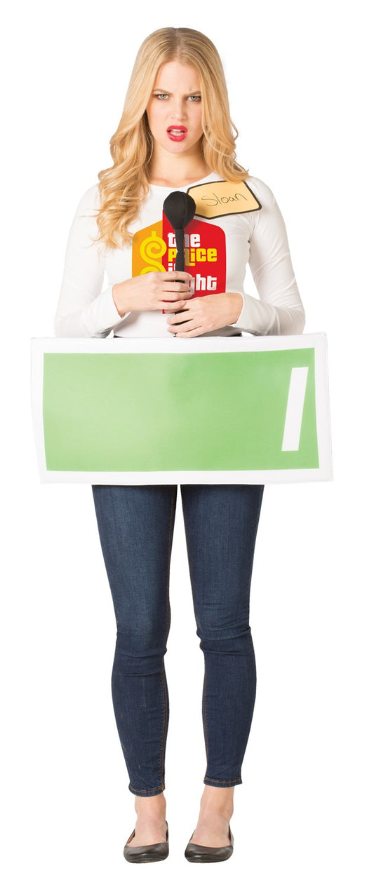 The Price is Right Contestant Row Green Costume, Adult One Size