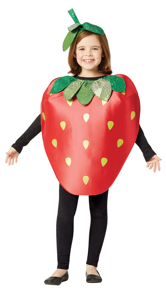 Strawberry Costume, Child Size 7-10