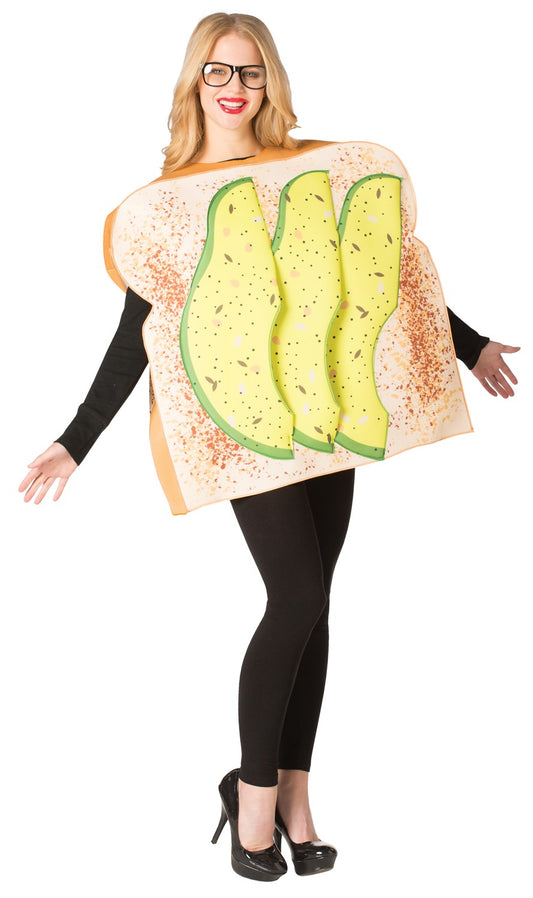 Avocado Toast Costume, Adult One Size