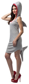 Shark Dress Costume, Adult Women's Size 4-8