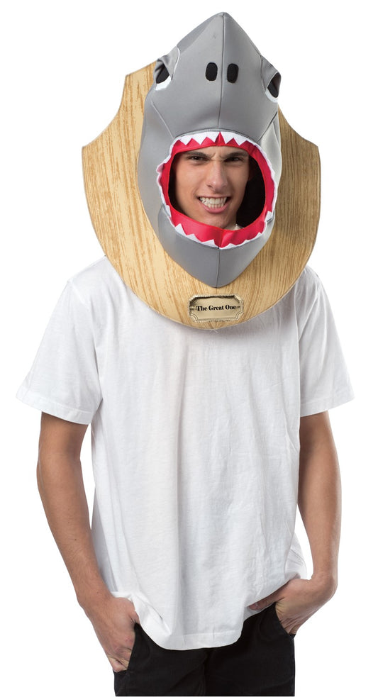 Shark Trophy Head Costume, Adult One Size