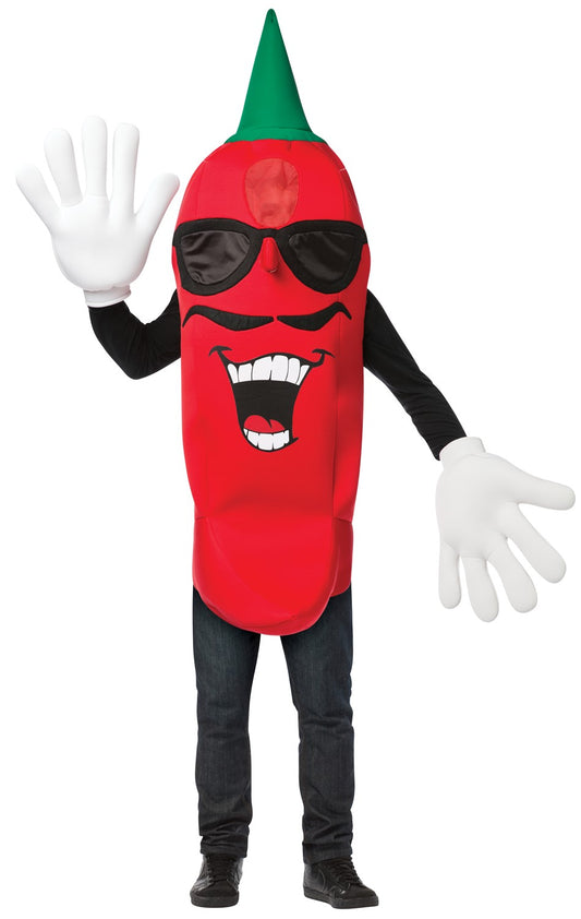 Chili Pepper Mascot, Adult One Size