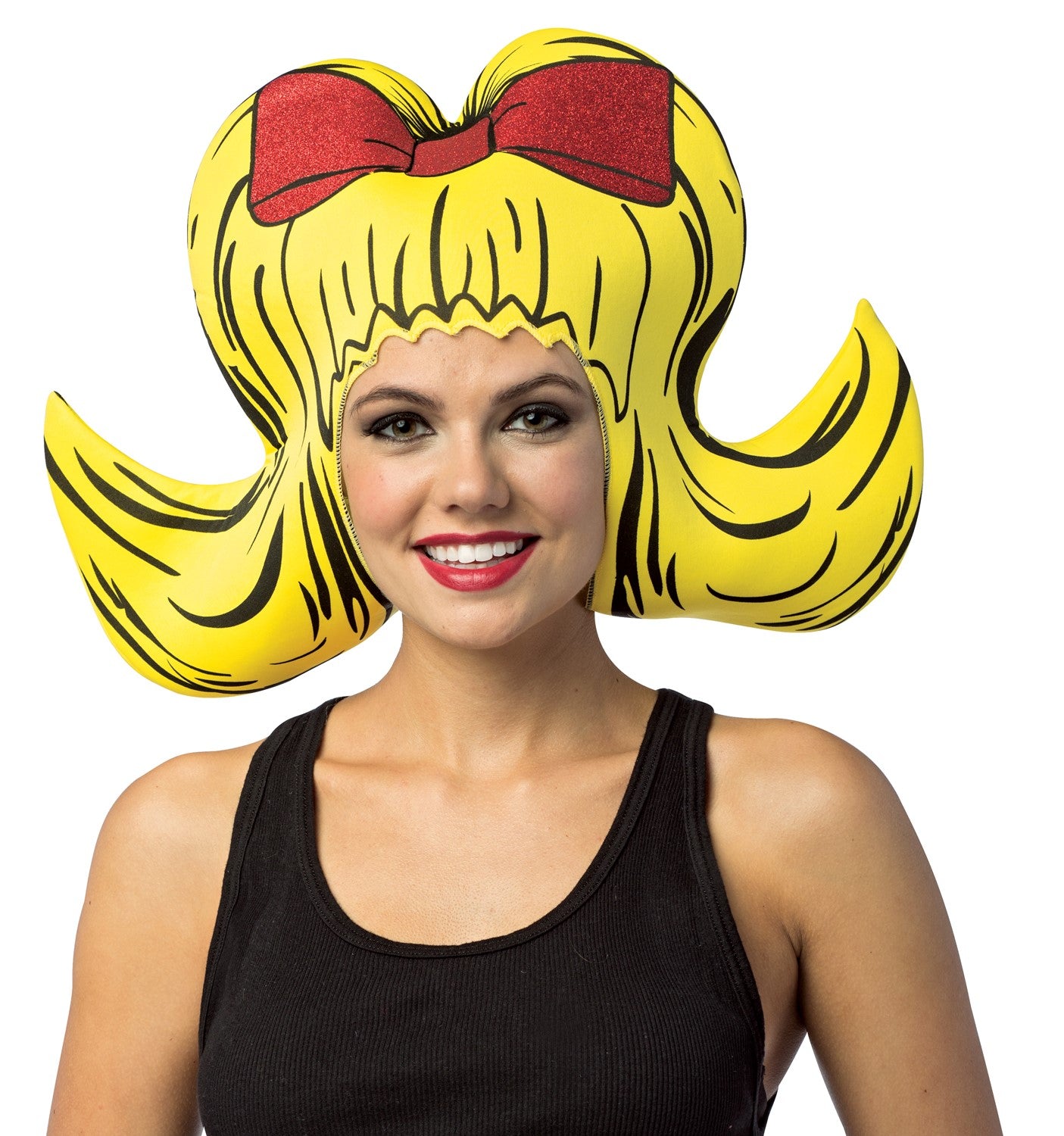 Yellow Bouffant Cartoon Wig