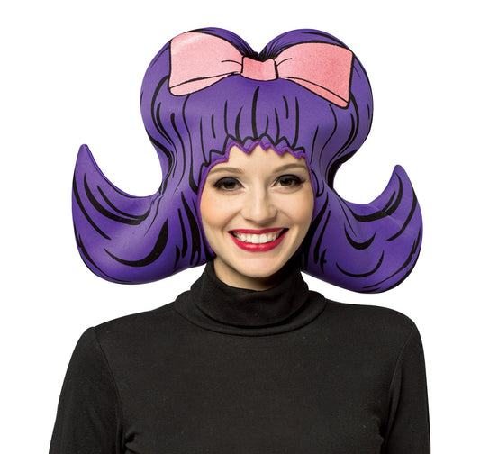 Purple Bouffant Cartoon Wig