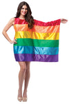 Rainbow Flag Pride Dress Costume, Women's Size 4-8