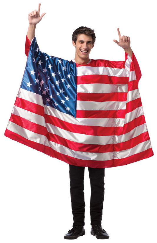 USA Flag Tunic Costume, Adult One Size