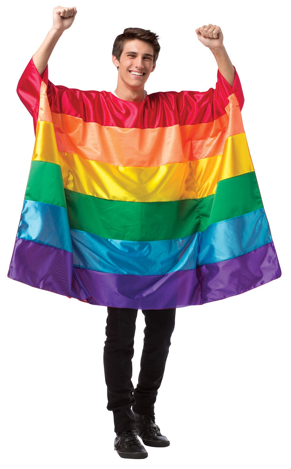 Rainbow Flag Pride Tunic Costume, Adult One Size