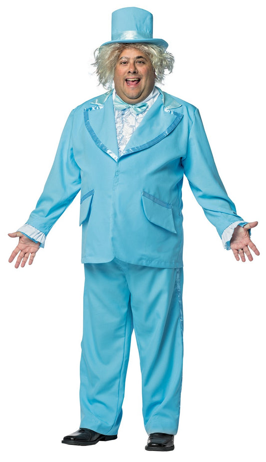 Blue Goofball Costume, Adult Plus Size