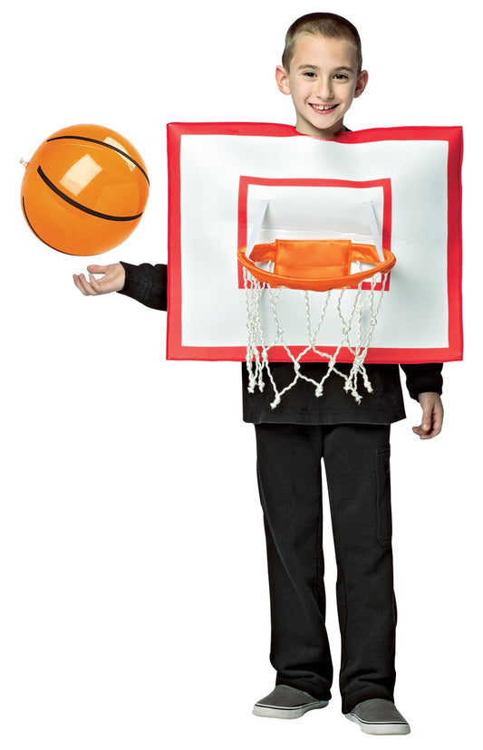 Basketball Hoop & Ball Costume, Child Size 7-10
