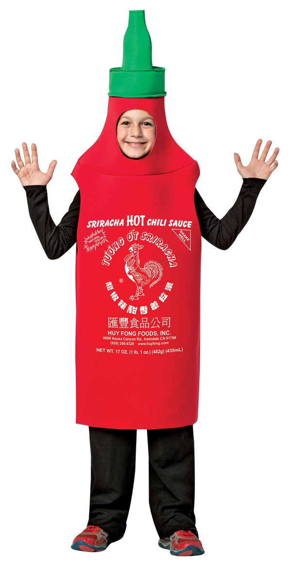 Sriracha Costume, Child Size 7-10