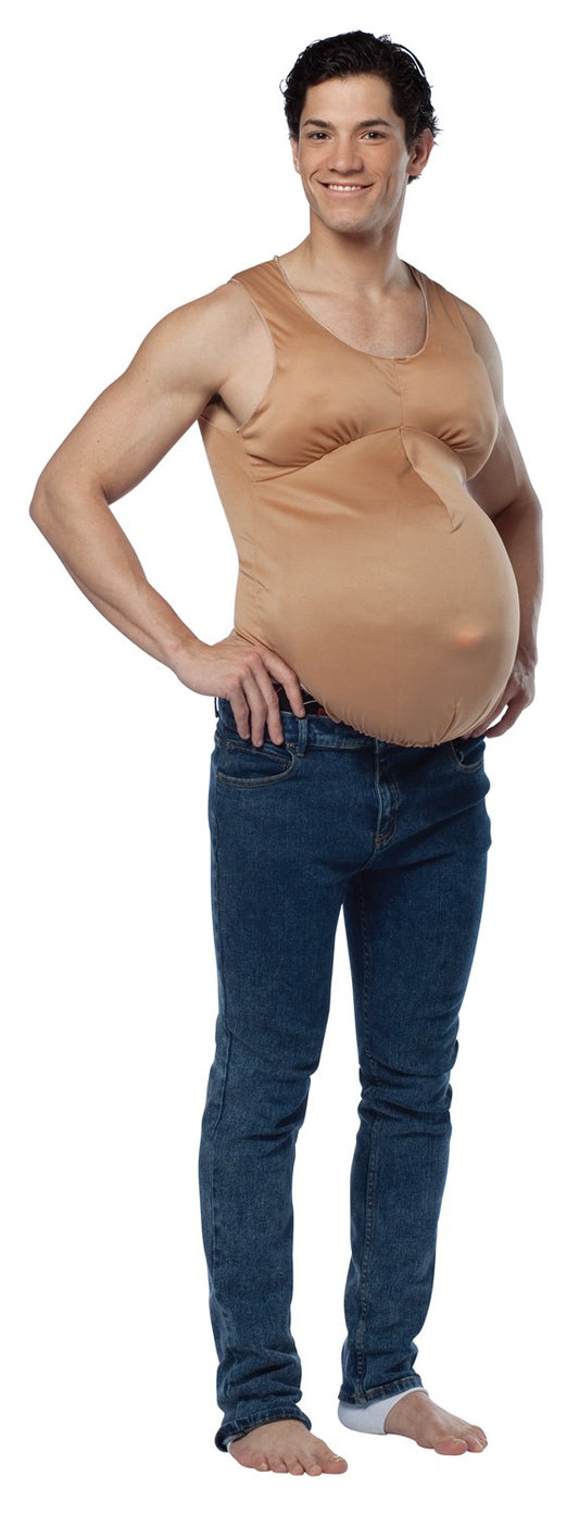 Pregnant Bodysuit Costume, Adult One Size