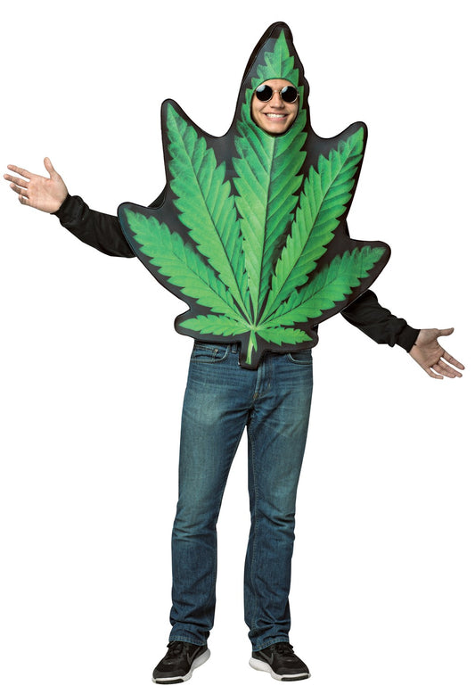 Pot Leaf Costume, Adult One Size