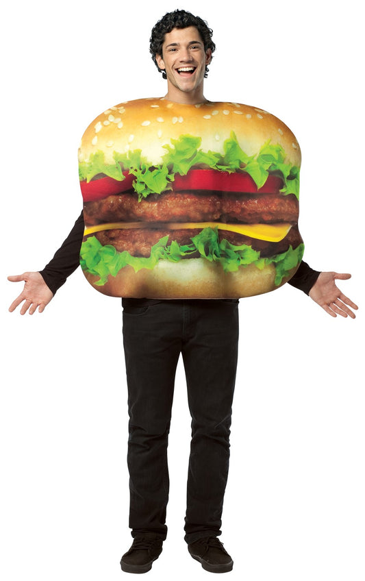 Cheeseburger Costume, Adult One Size