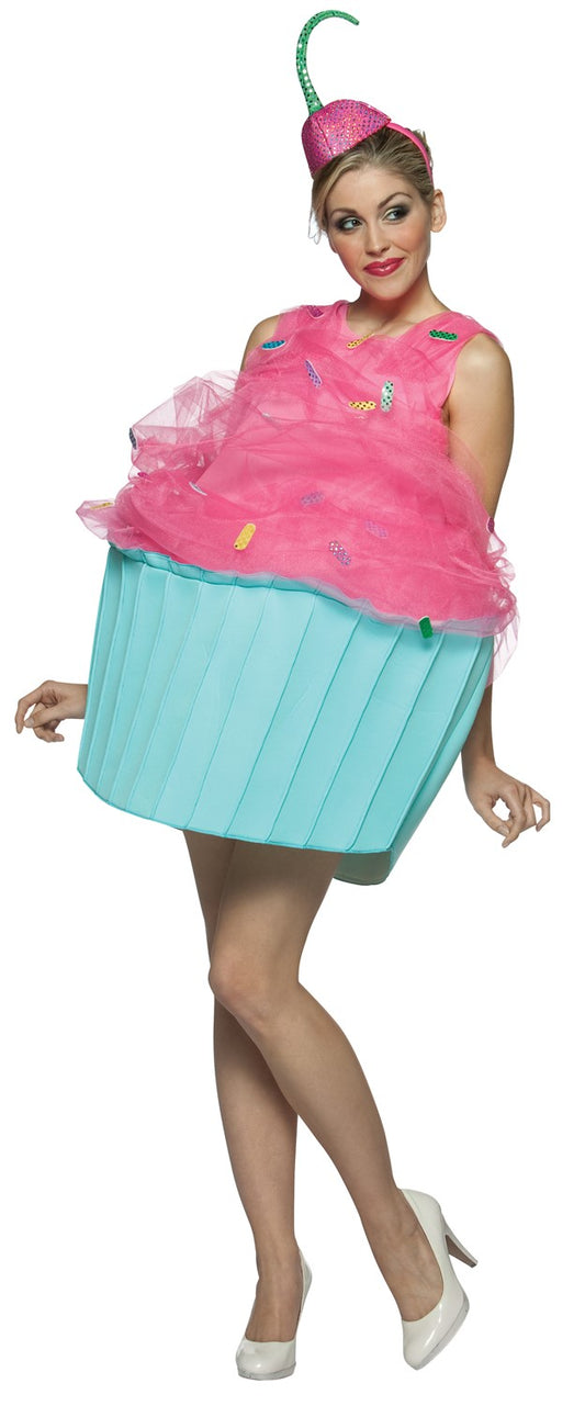 Sweet Eats Cupcake Costume, Adult One Size