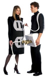 Plug & Socket Couples Costume, Adult One Size