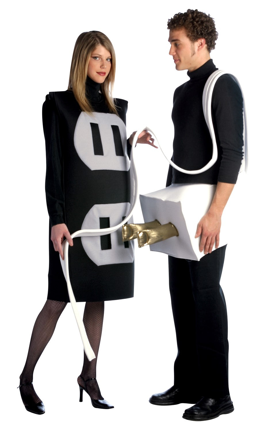 Plug & Socket Couples Costume, Adult One Size