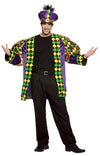 Mardi Gras King Costume,  Adult One Size