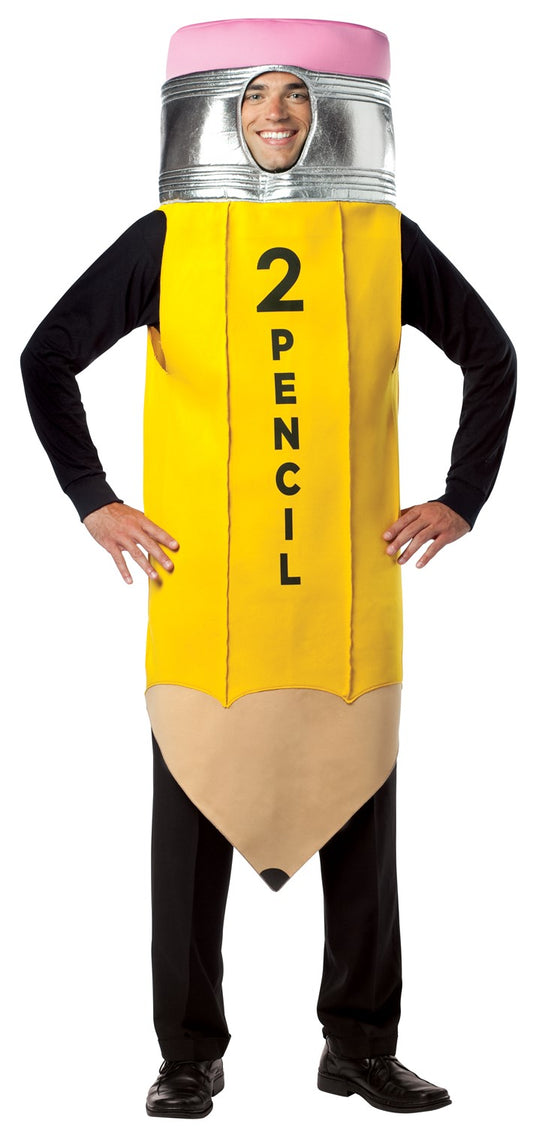 #2 Pencil Costume, Adult One Size