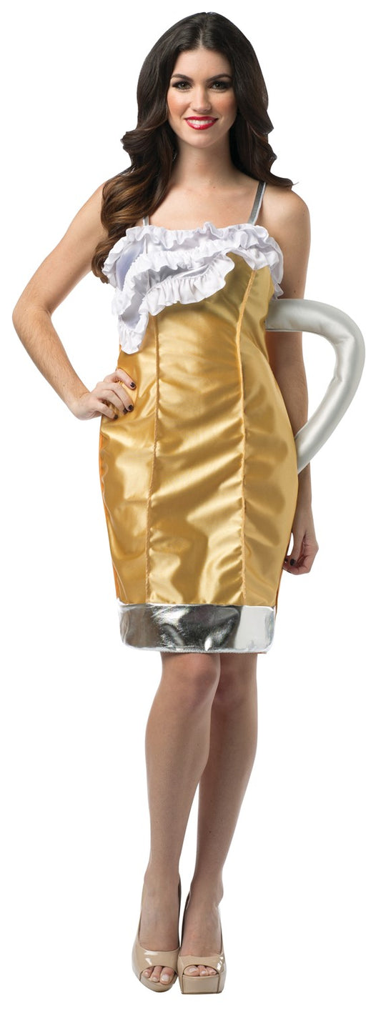 Beer Mug Dress Costume, Women's Size 4-10
