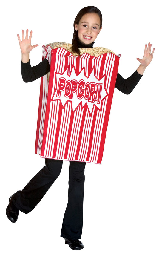 Movie Night Popcorn Costume, Child Size 7-10