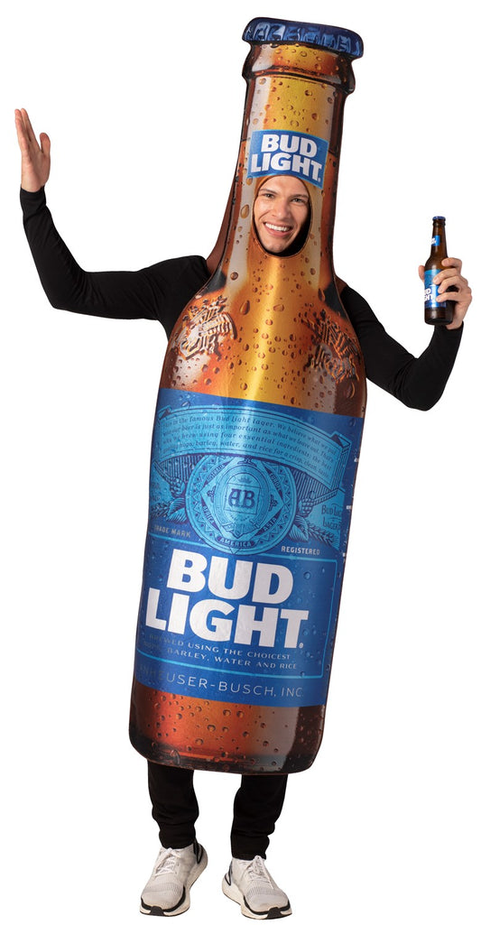 Bud Light Beer Bottle Costume, Adult One Size